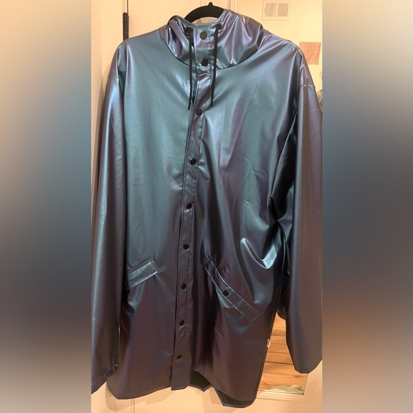 RAINS Iridescent Rain Jacket - Picture 2 of 4